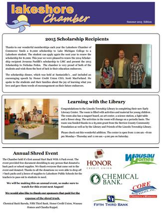 Lakeshore Chamber Newsletter